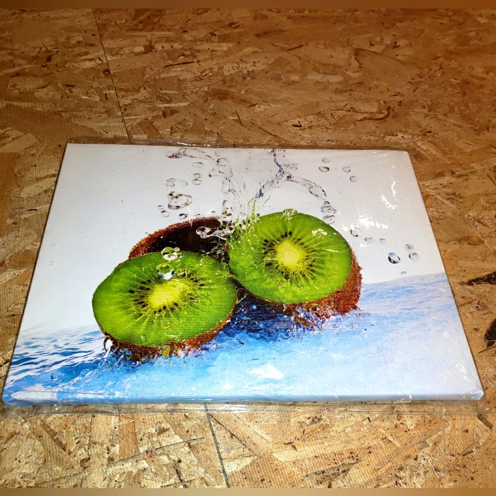 BN KIWI Canvas Wall Art 15.5x 11.5